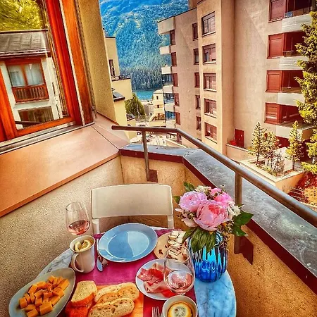 Apartment Wasserfall - Zentrum - Balkon - Seeblick - Kueche St. Moritz