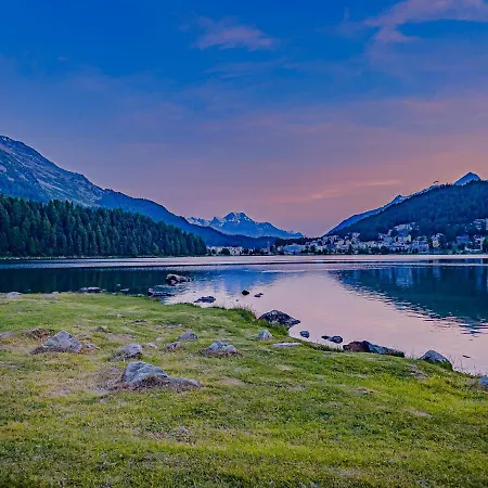 شقة Wasserfall - Zentrum - Balkon - Seeblick - Kueche سانت موريتز